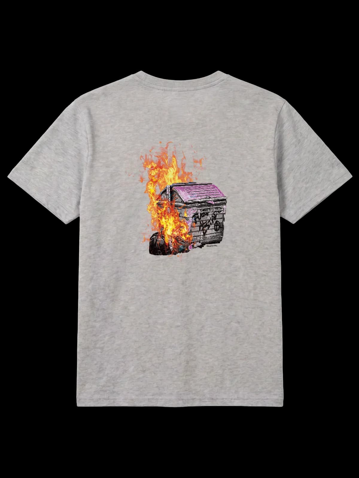 REMERA MUERTEVIDEO FUEGO AL ESTADO